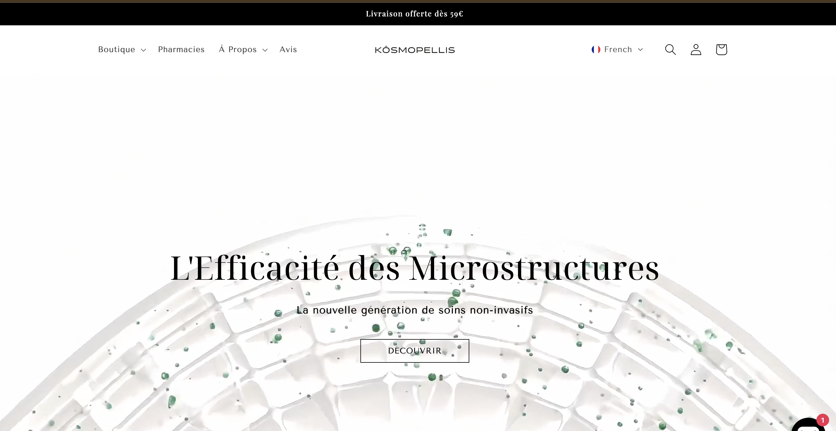 Projet Shopify Kosmopellis